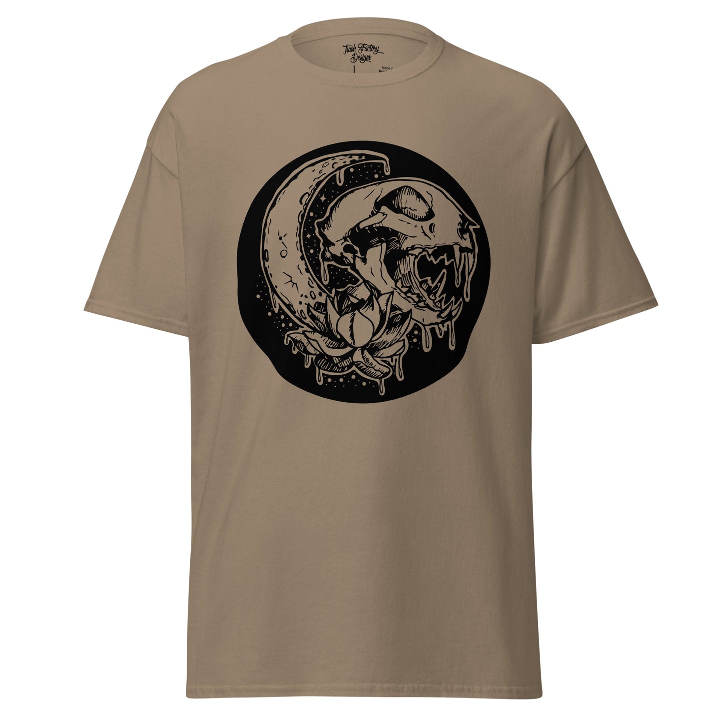 Crescent Cat Skull Dude Tee