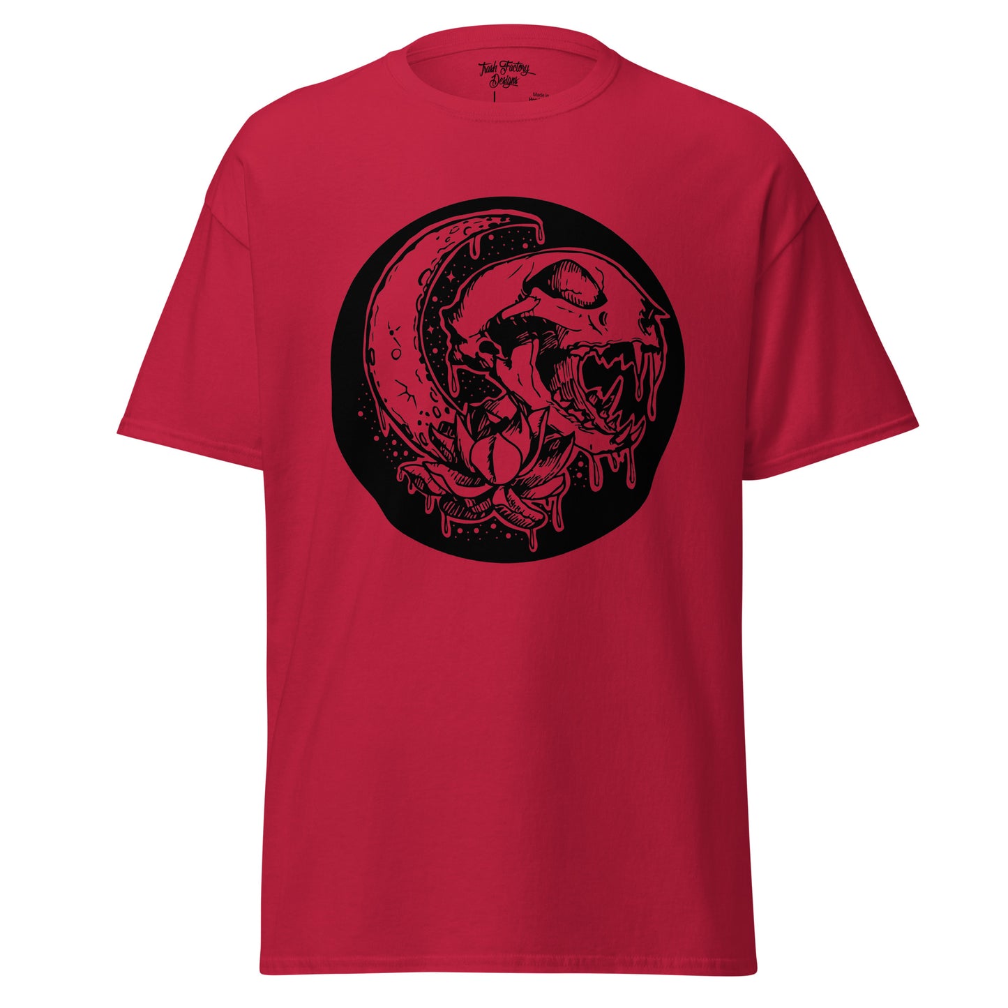 Crescent Cat Skull Dude Tee