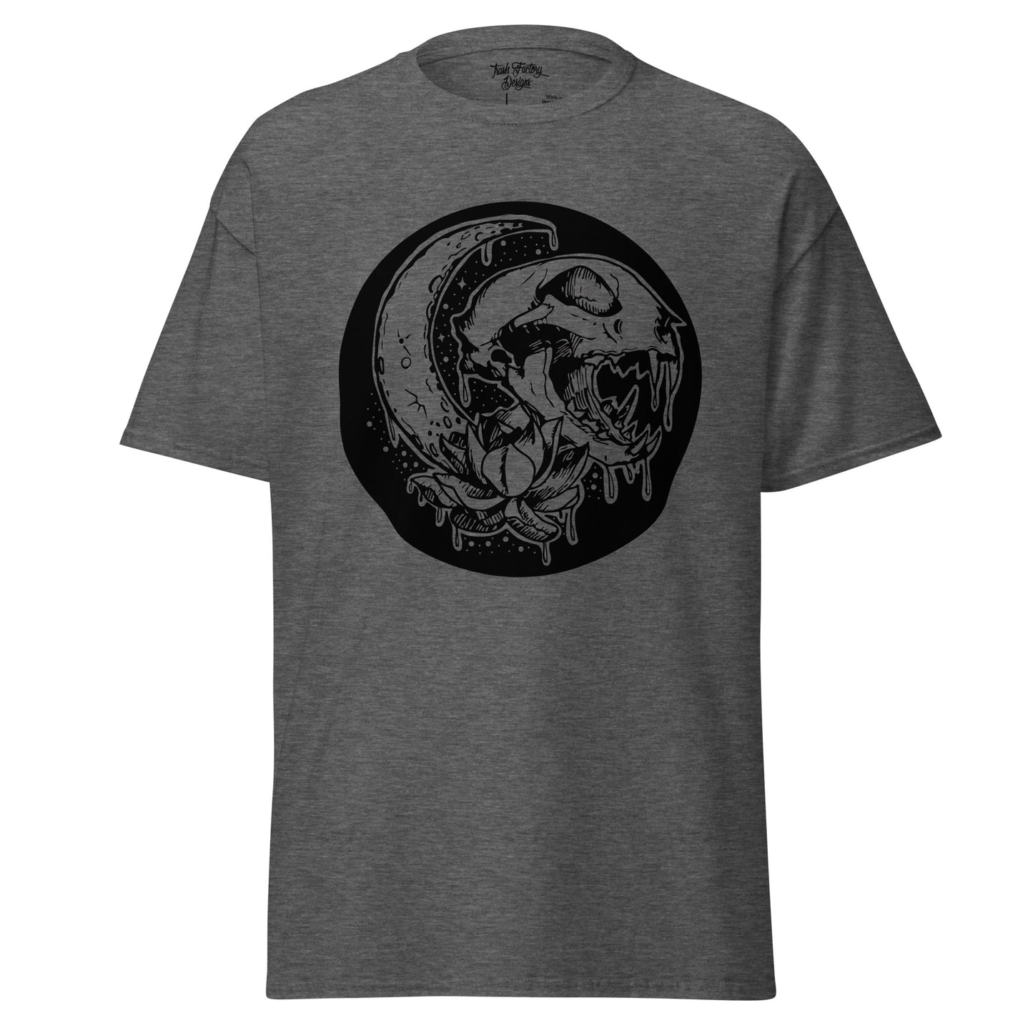 Crescent Cat Skull Dude Tee