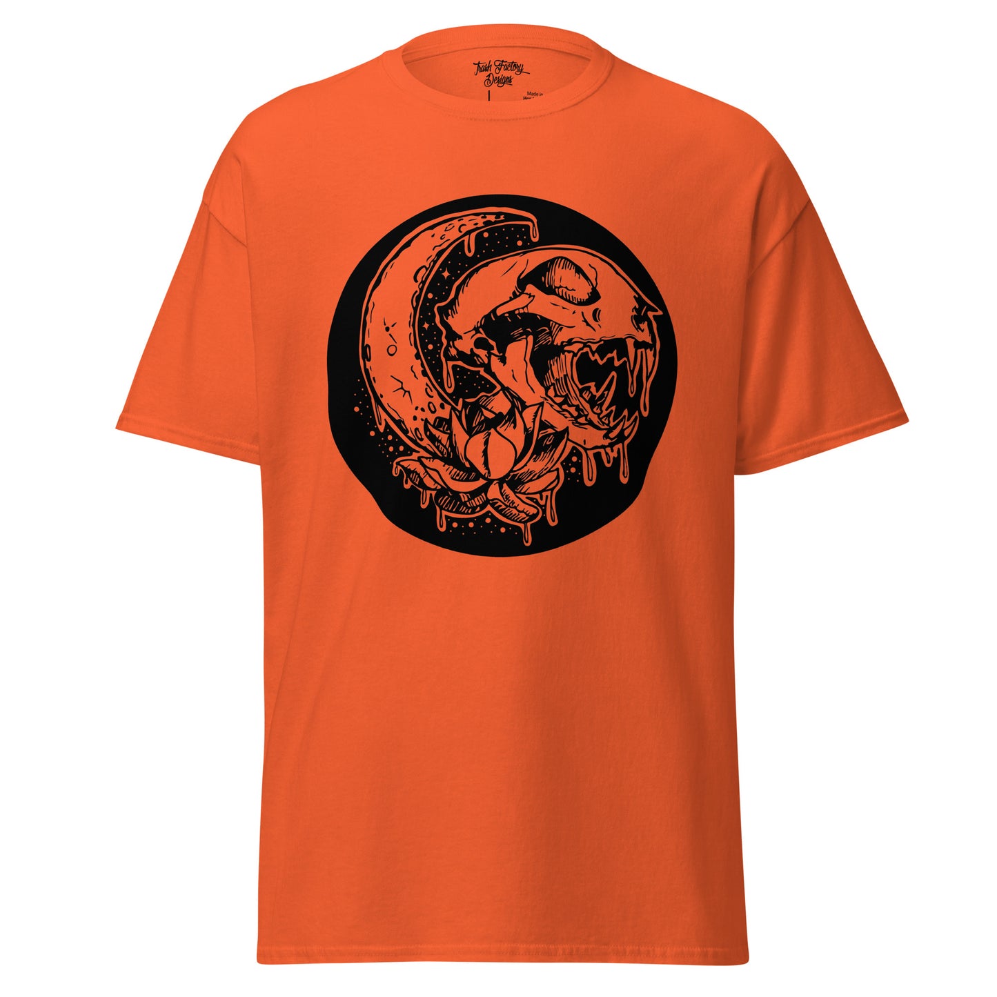 Crescent Cat Skull Dude Tee