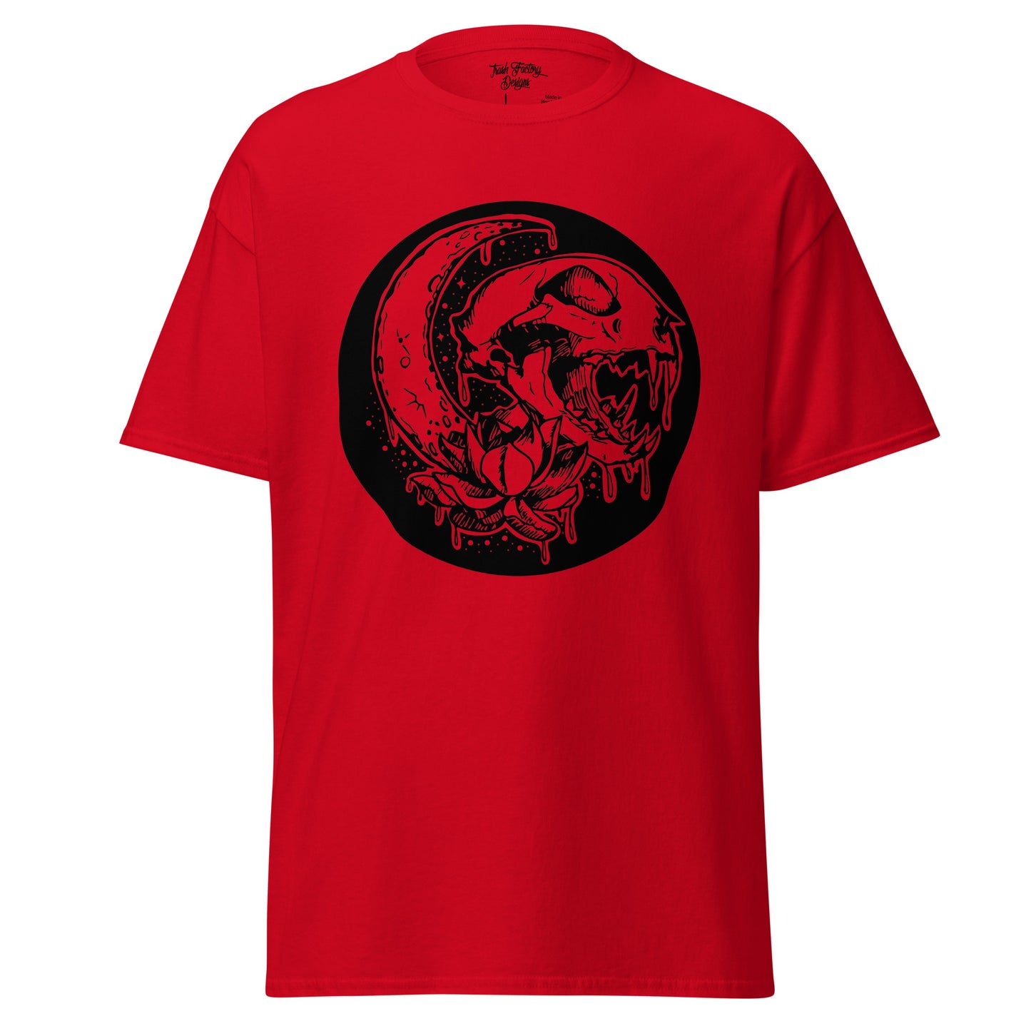 Crescent Cat Skull Dude Tee