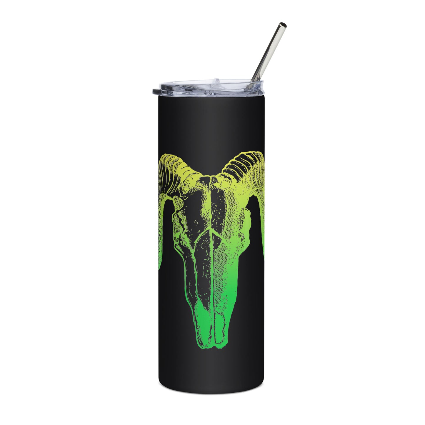 Ram Skull Stainless steel tumbler
