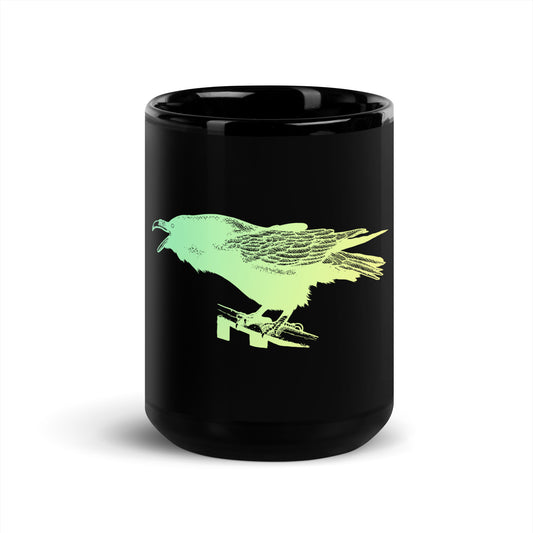 Yelling Raven Mug