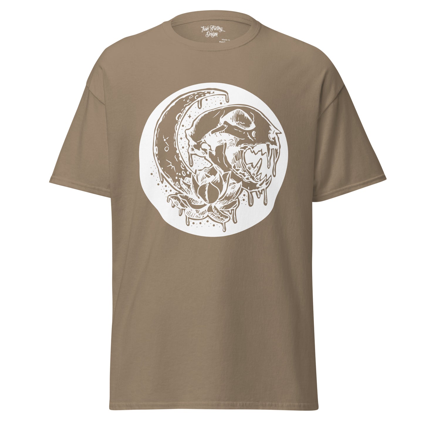 Crescent Cat Skull Dude Tee