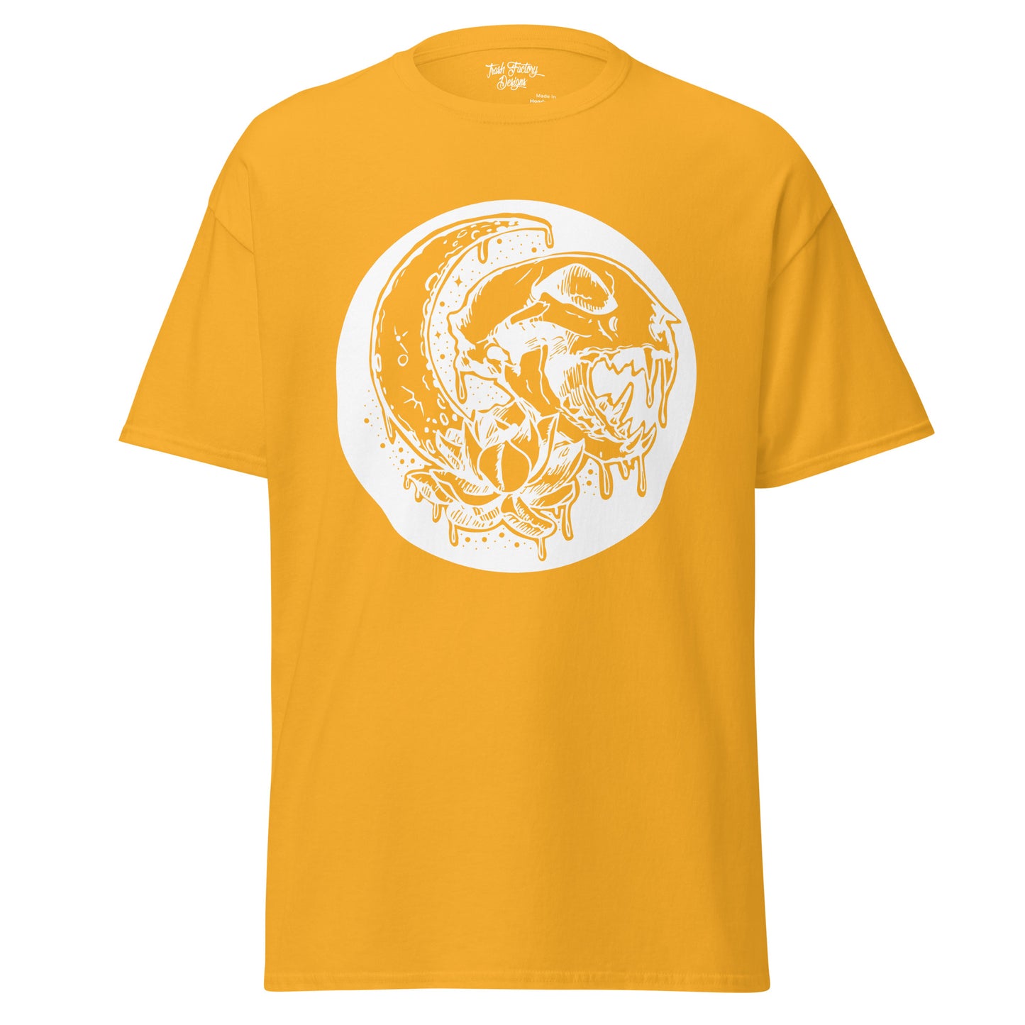 Crescent Cat Skull Dude Tee