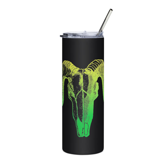 Ram Skull Stainless steel tumbler