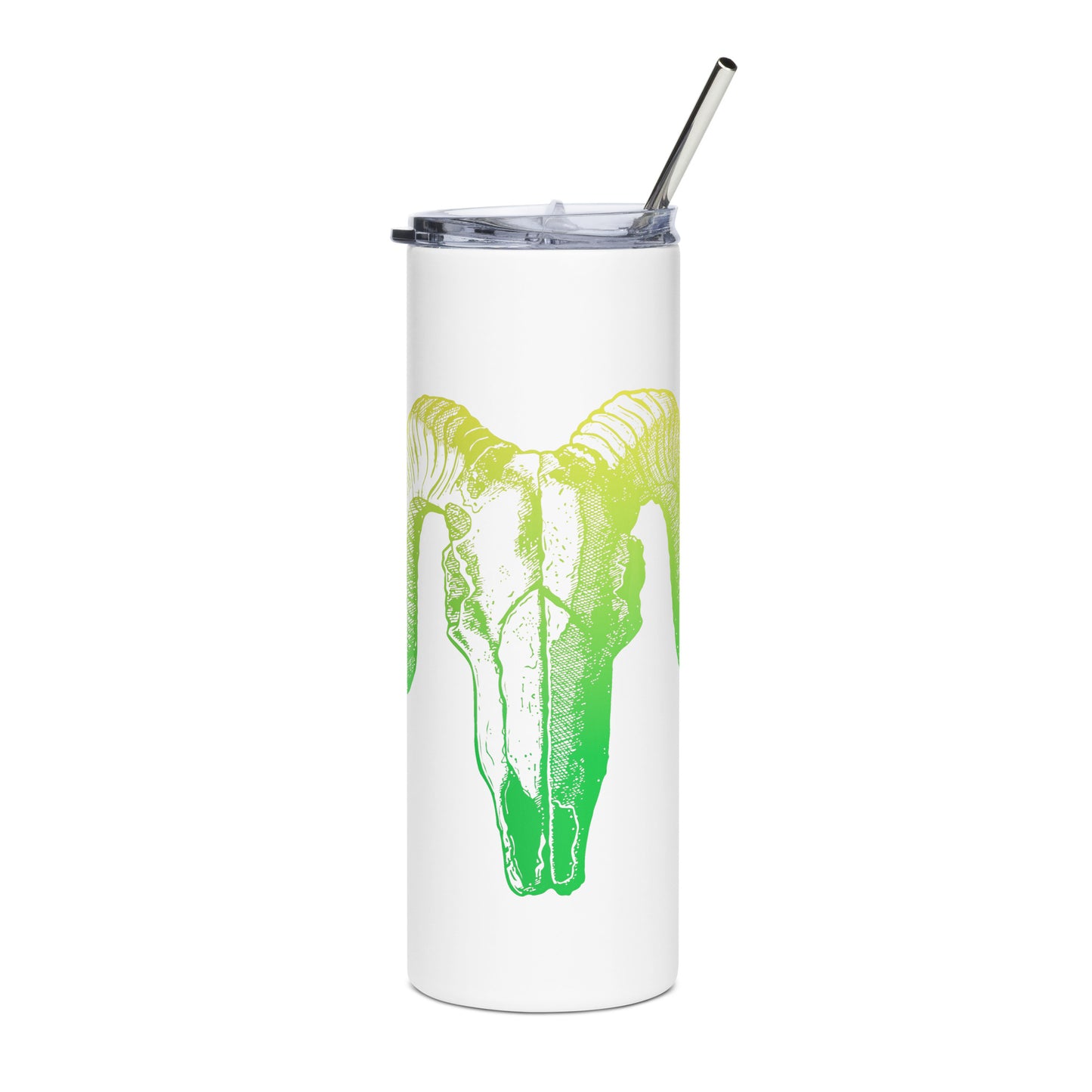 Ram Skull Stainless steel tumbler