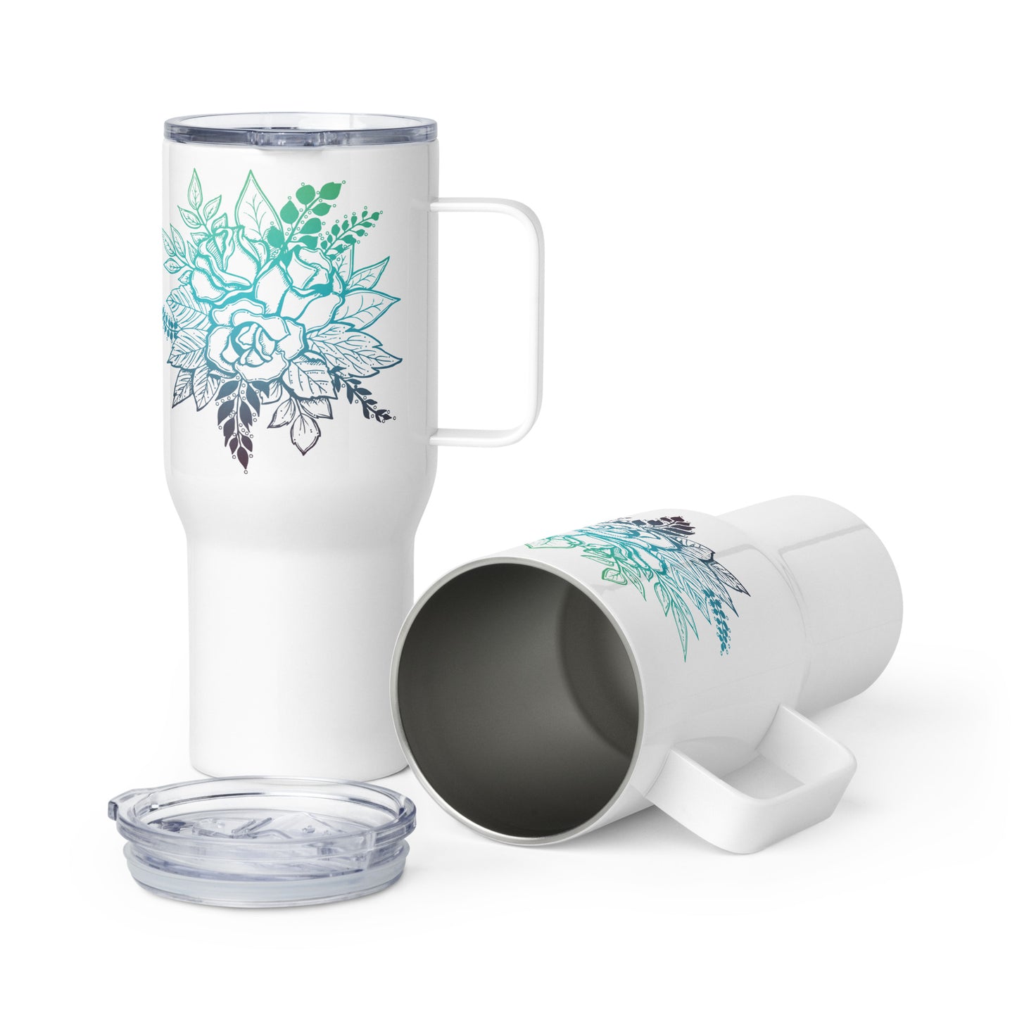 Floral Basic Ass Tumbler