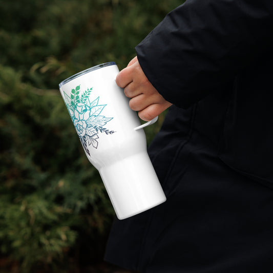 Floral Basic Ass Tumbler