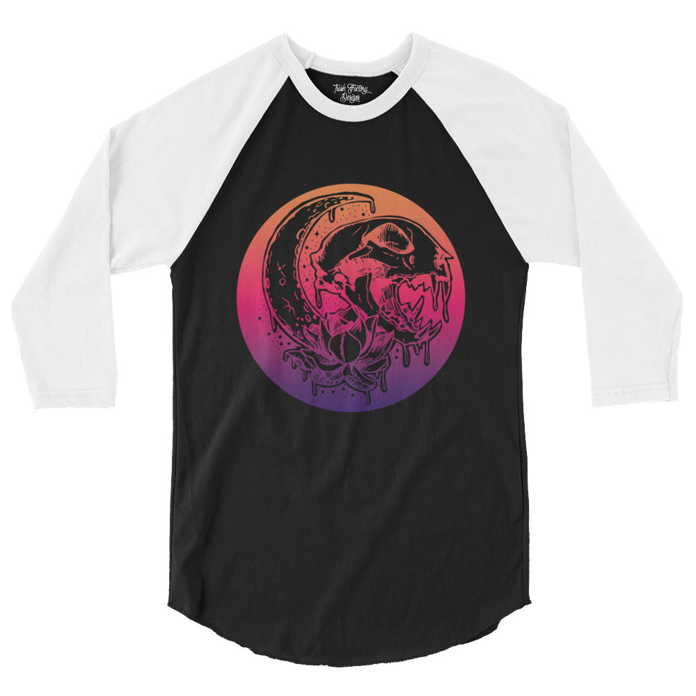 Crescent Cat Skull Raglan