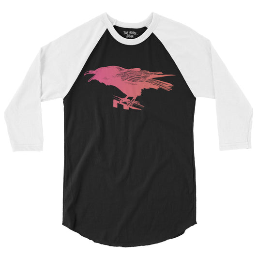 Yelling Raven Raglan