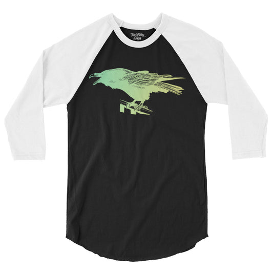 Yelling Raven Raglan