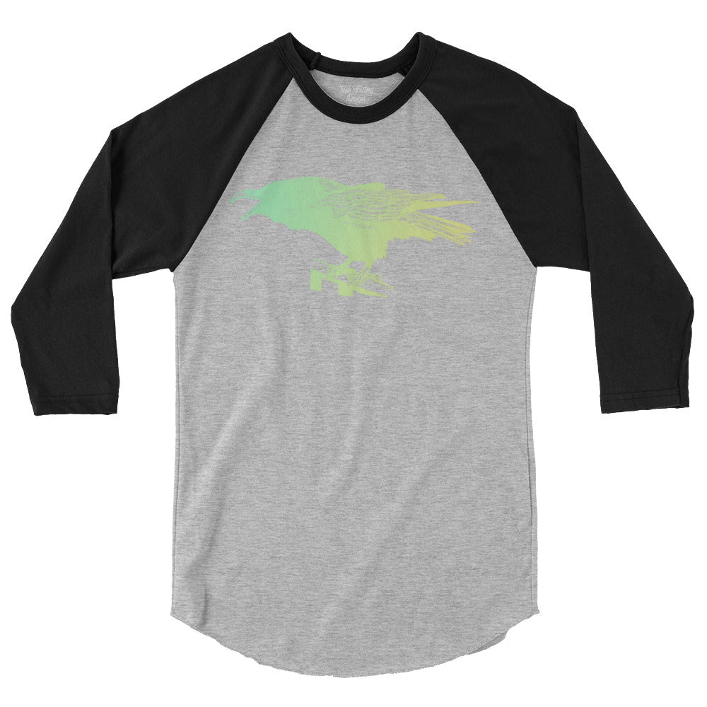 Yelling Raven Raglan