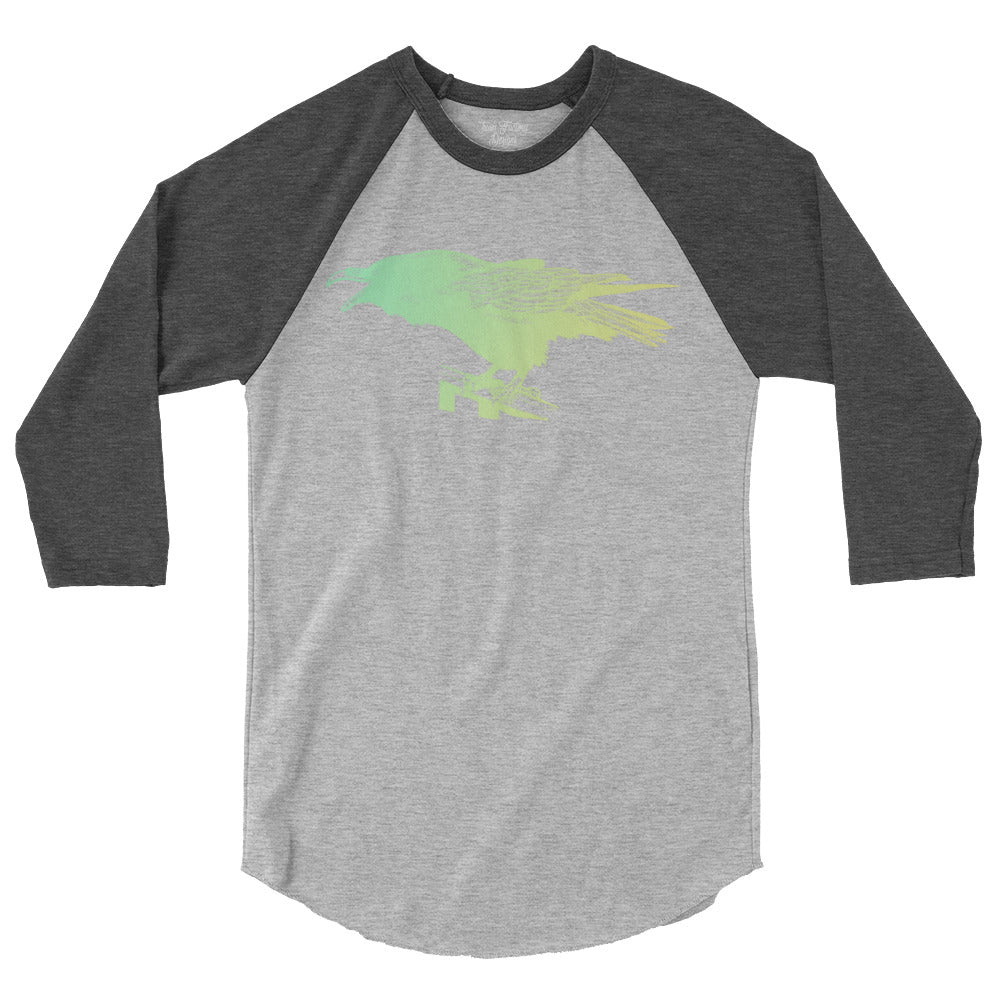 Yelling Raven Raglan