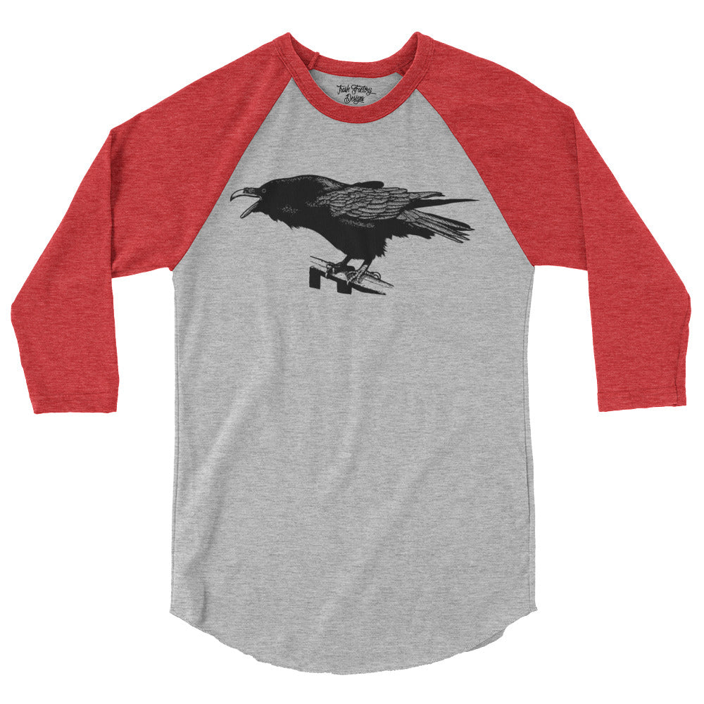 Yelling Raven Raglan