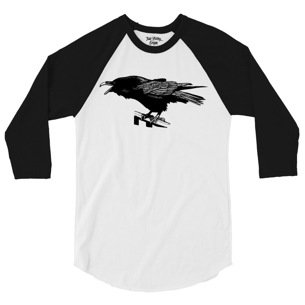 Yelling Raven Raglan