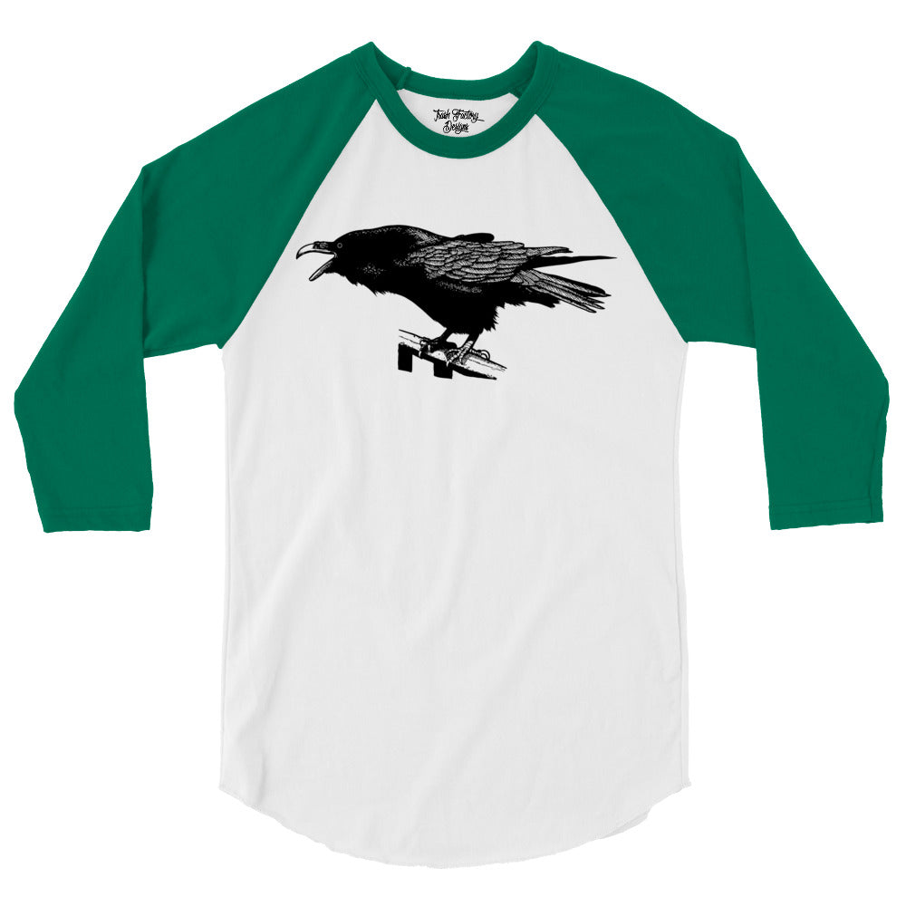 Yelling Raven Raglan