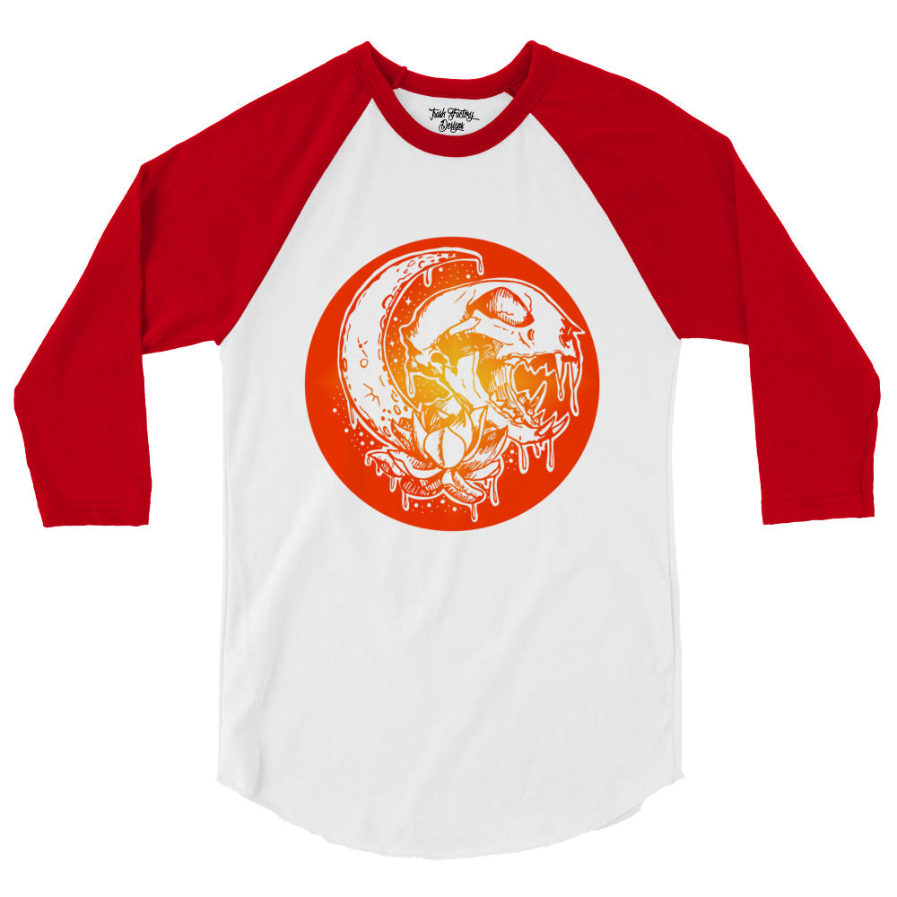 Crescent Cat Skull Raglan