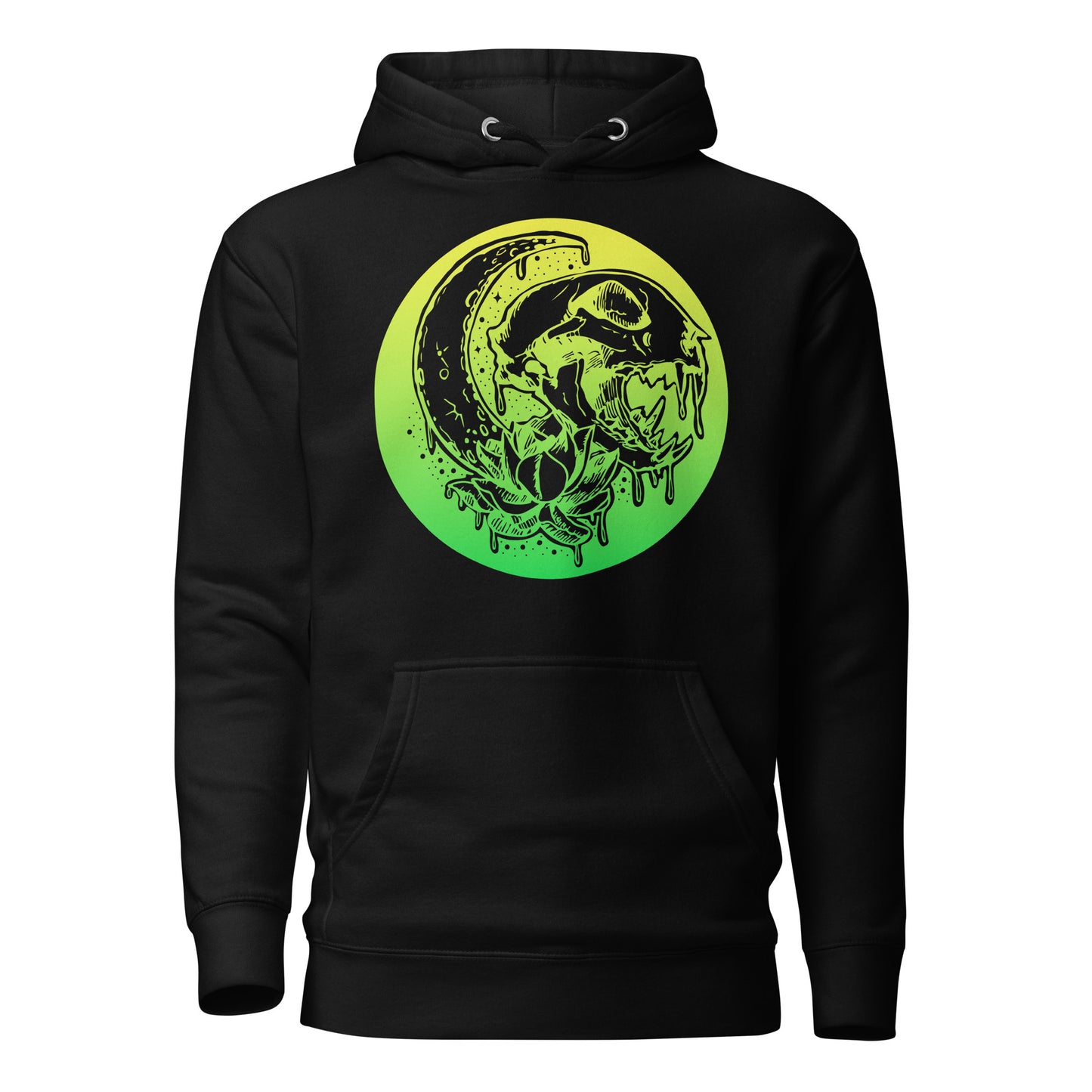 Crescent Cat Skull Hoodie