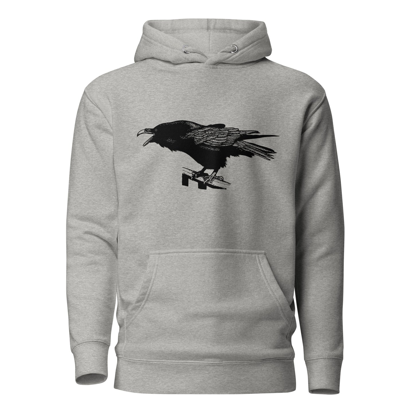 Yelling Raven Hoodie