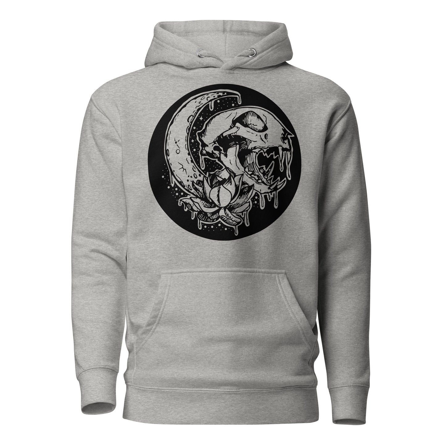 Crescent Cat Skull Hoodie