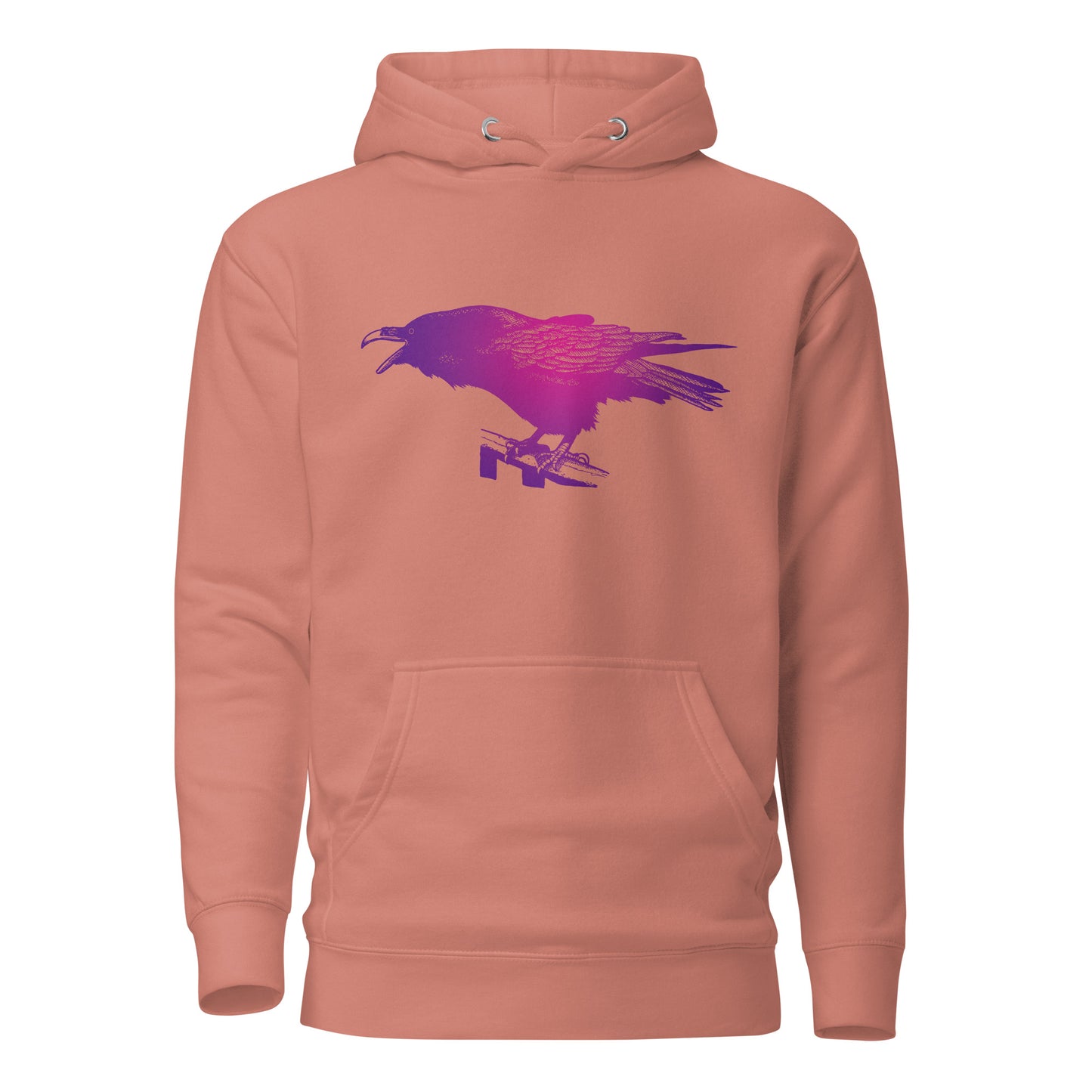 Yelling Raven Hoodie