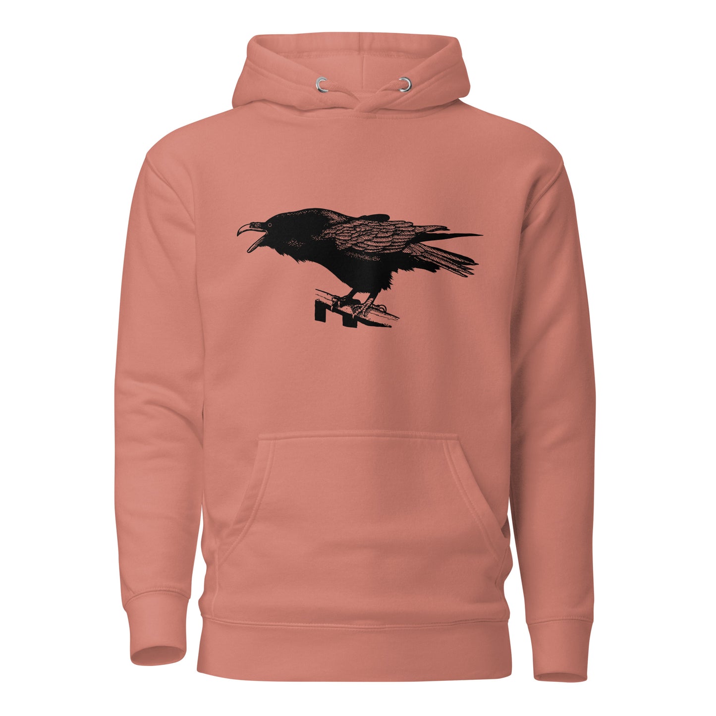 Yelling Raven Hoodie