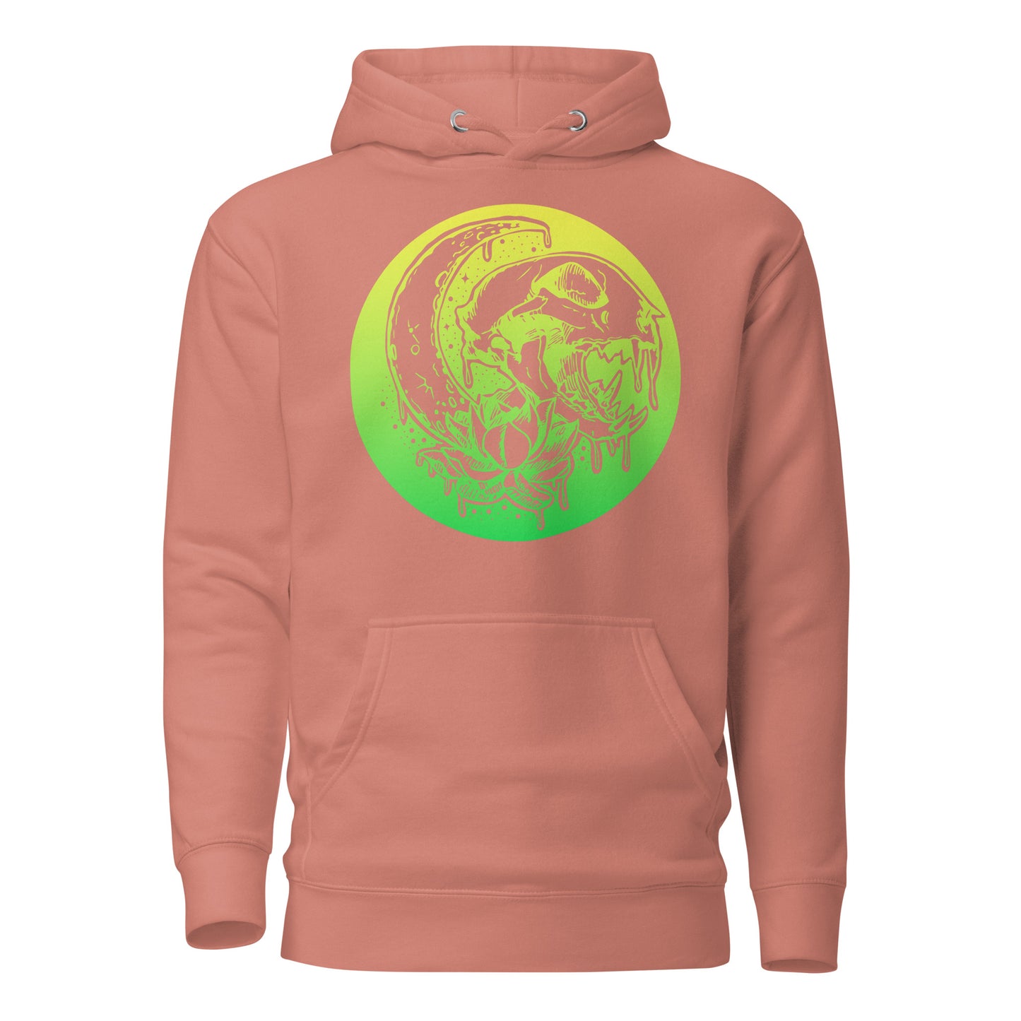 Crescent Cat Skull Hoodie