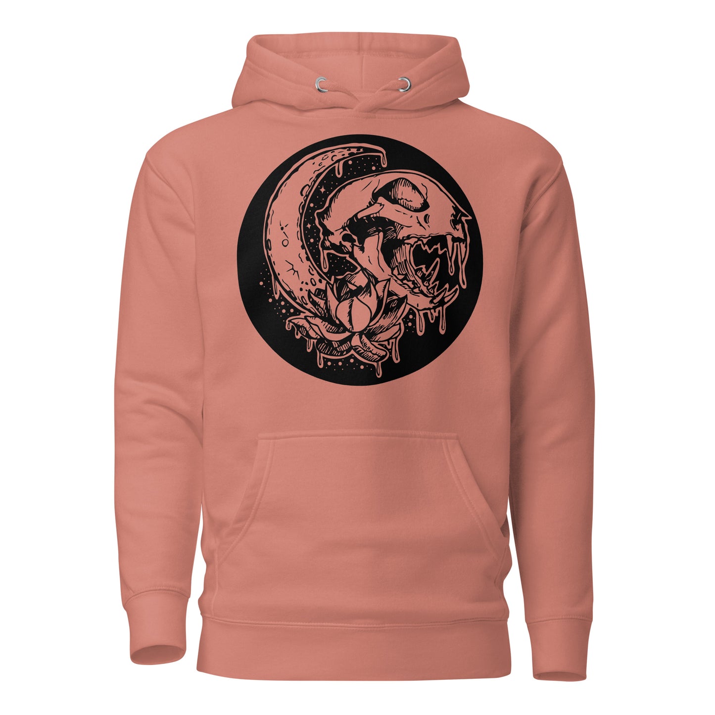 Crescent Cat Skull Hoodie