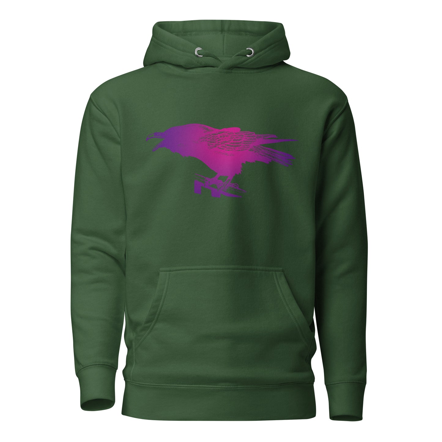 Yelling Raven Hoodie