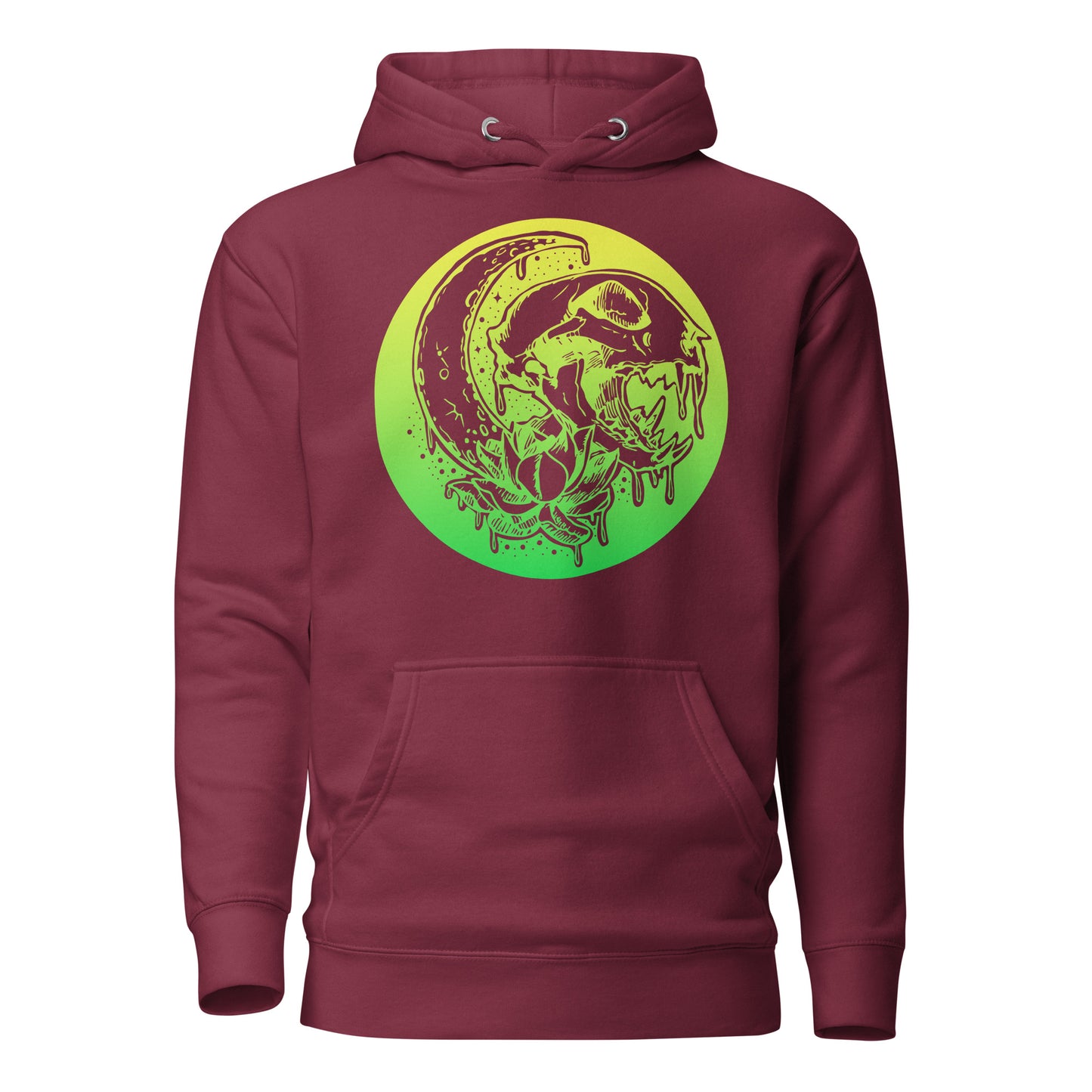 Crescent Cat Skull Hoodie