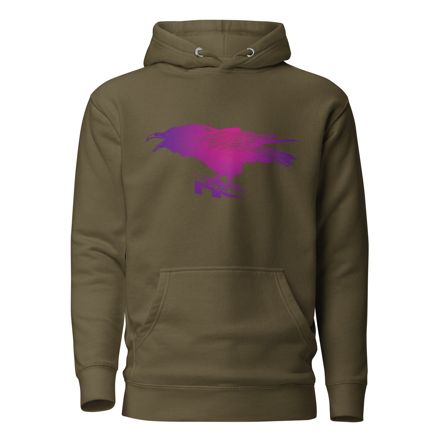 Yelling Raven Hoodie