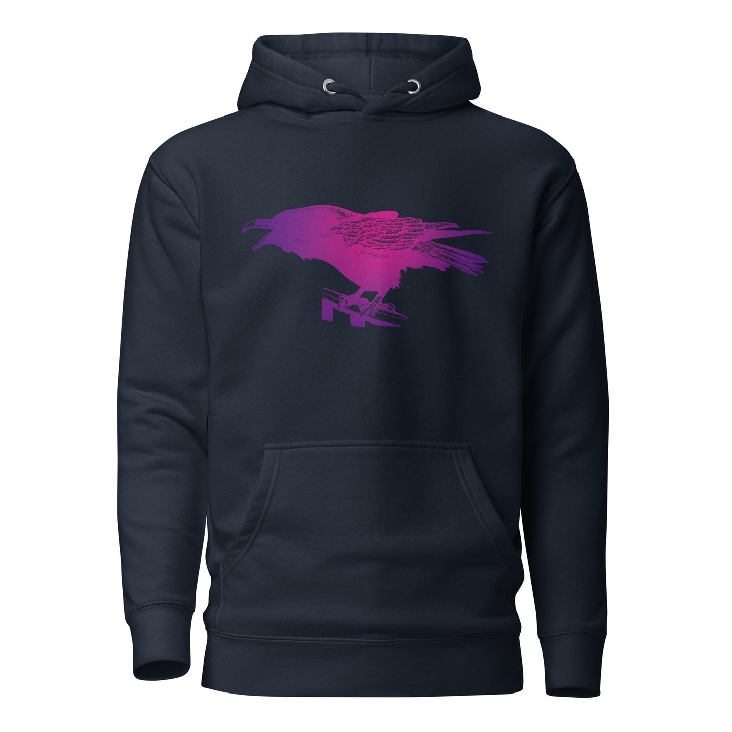 Yelling Raven Hoodie