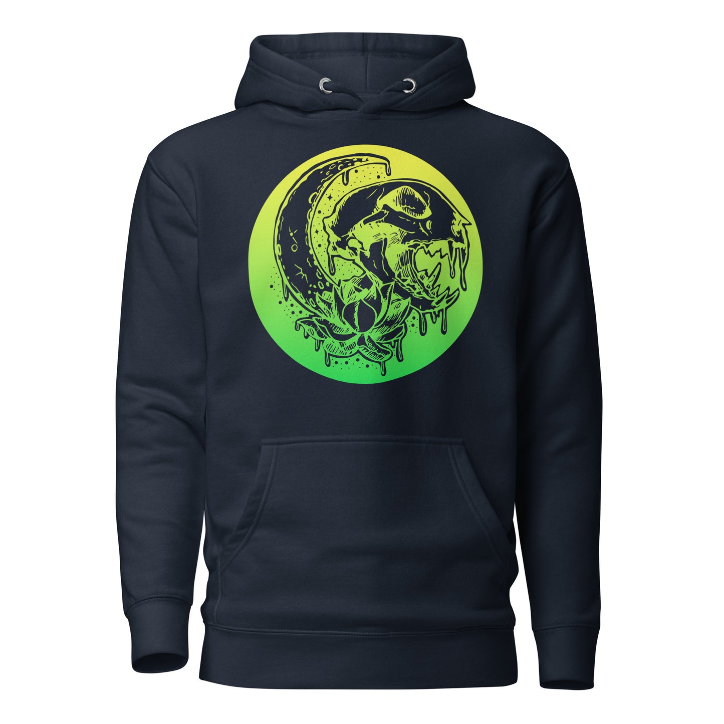 Crescent Cat Skull Hoodie