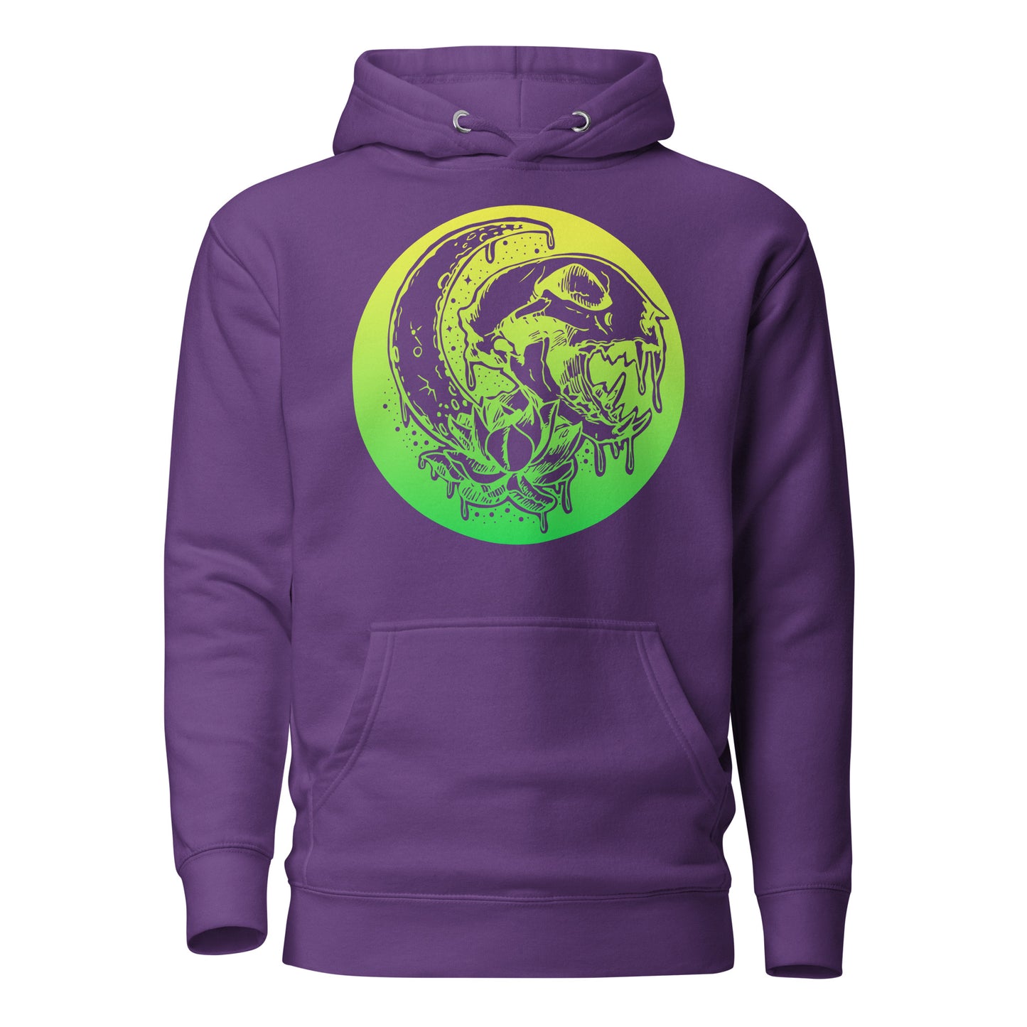 Crescent Cat Skull Hoodie