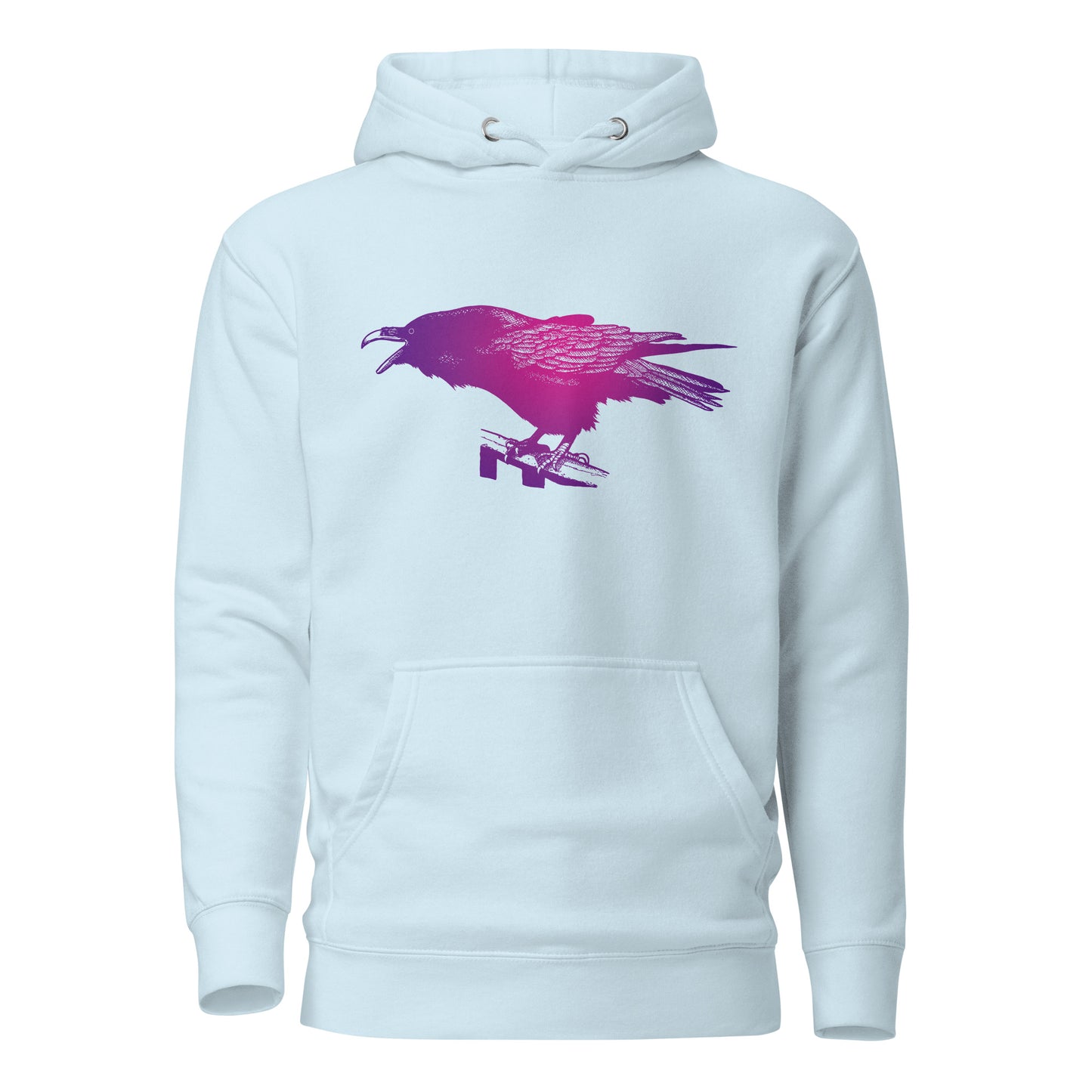 Yelling Raven Hoodie