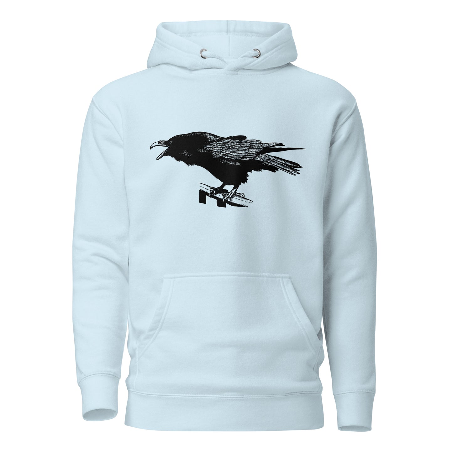 Yelling Raven Hoodie