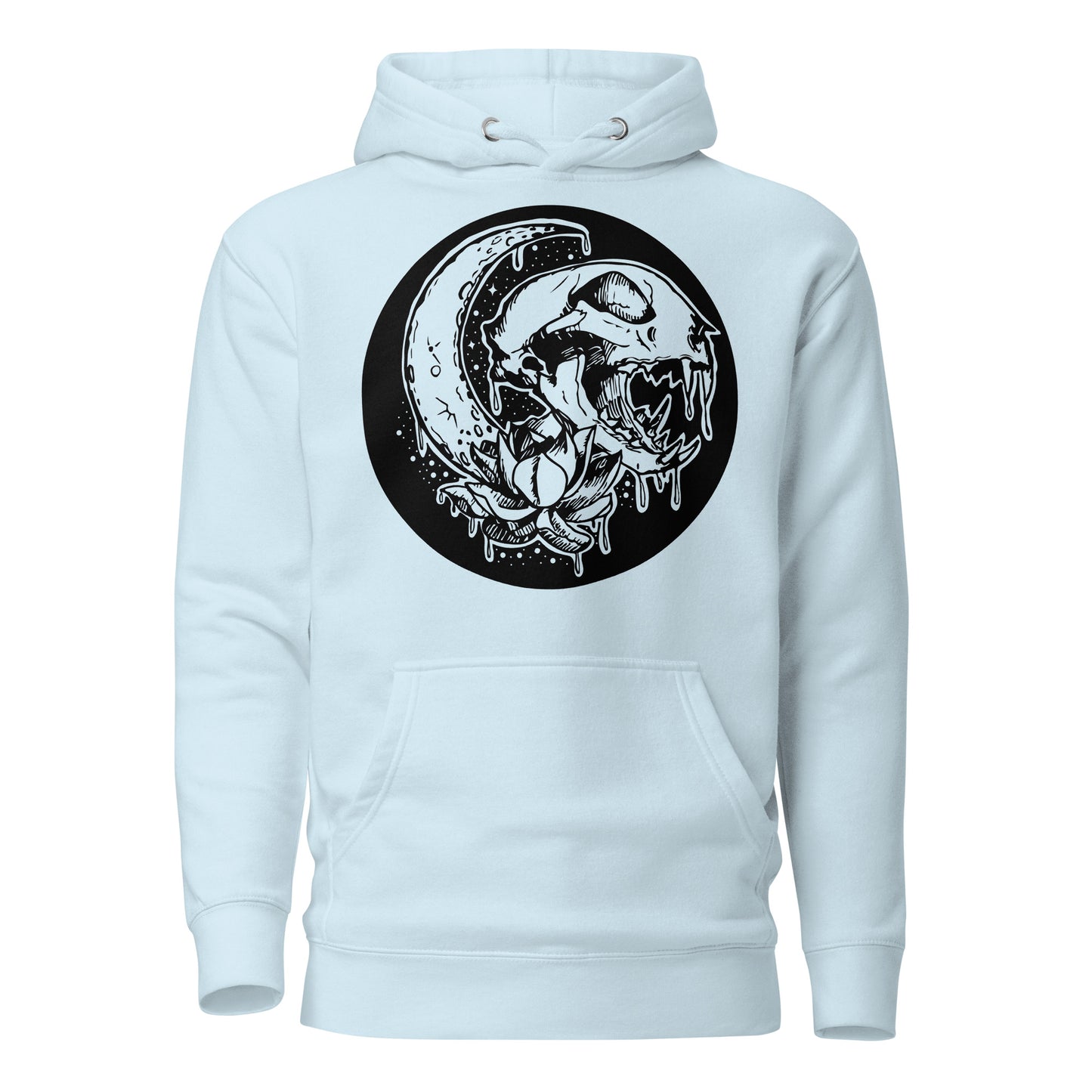 Crescent Cat Skull Hoodie