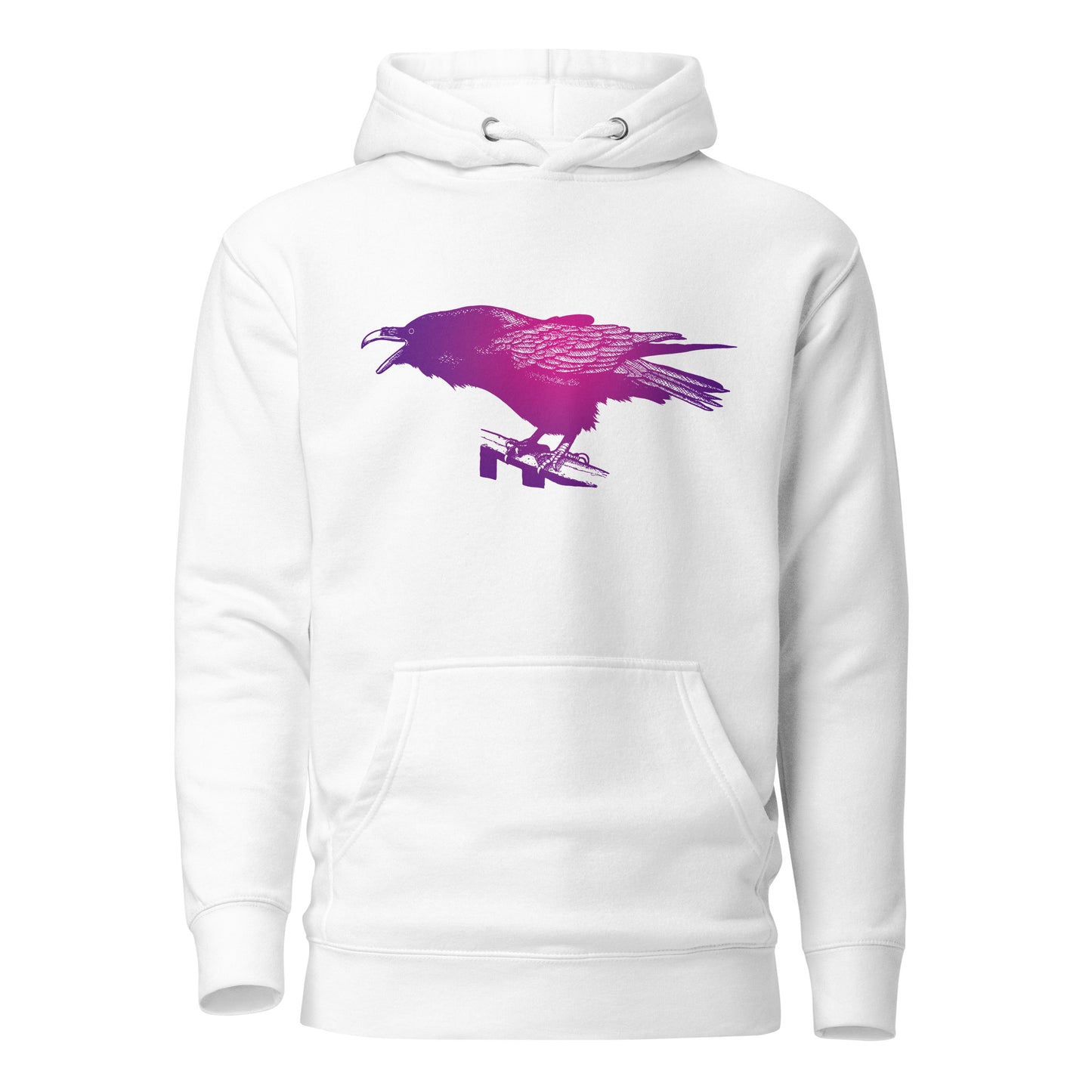 Yelling Raven Hoodie