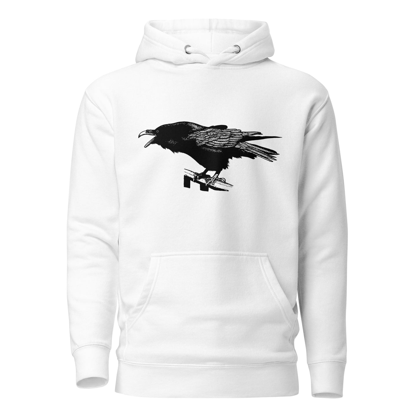 Yelling Raven Hoodie